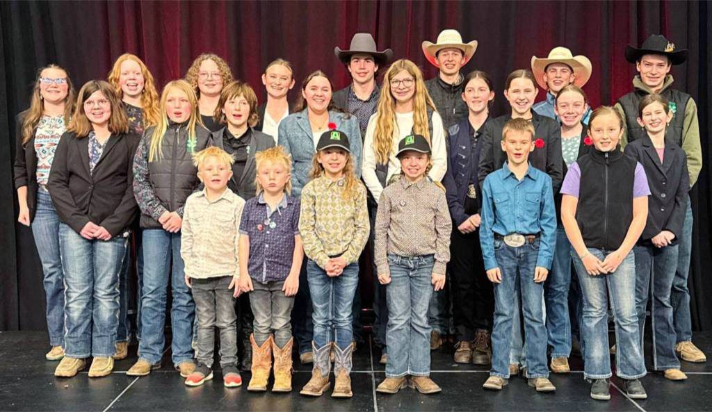 The Crestomere 4-H Multi Club at the farm fair. (Photo submitted)